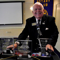 Rotary Club of Sandy Springs President Jim Squire Celebrates Success at the 4-28-2014 Meeting After Sandestin District Conference
