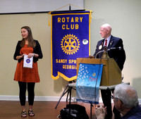 GRSP Christine Pedersen Says Farewell to Rotary Club of Sandy Springs 5-13-2013