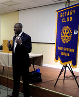 CJ Stewart 2013 Rotary Club of Sandy Springs' Gala Honoree Speaks to Club 3-4-2013