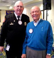Fran Farias & Jack McElfish Recognized for Years as Rotarians