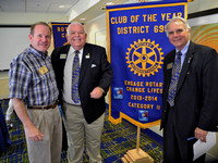 5-5-2014 DG-Nominee Bob Hagan Helps Recognize Paul Harris Fellows & Benefactors at the Rotary Club of Sandy Springs