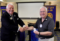 6-30-2014 Rotary Club of Sandy Springs Awards "New Members Sponsorship Program" Pins